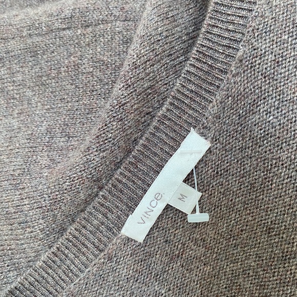 VINCE 3/4 Sleeve Cashmere Sweater Empire Waist M - Picture 6 of 7